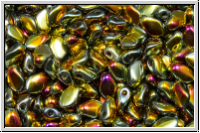 Gekko�-Beads, 3x5mm, crystal, trans., full marea, 50 Stk.