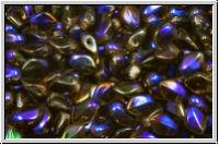 Gekko�-Beads, 3x5mm, crystal, trans., full azuro, 50 Stk.