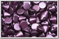 Button�-Beads, 4mm, white, alabaster, bordeaux pastel, 50 Stk.