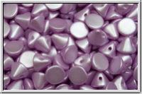 Button�-Beads, 4mm, white, alabaster, lt. rose pastel, 50 Stk.
