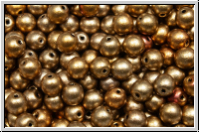 b�hm. Glasperle, rund, 4mm, purple gold, met., satin, iris., 50 Stk.
