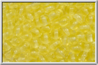 b�hm. Glasperle, rund, 4mm, jonquil, trans., 50 Stk.