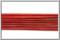 Lederband, 1,3mm, rund, rust brown, Ziege, L�nge 1 m