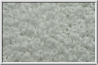 MSP-0402fr, MIYUKI Spacers, 2,2x1mm, white, op., matte, AB, 5g