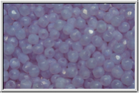 B�hm. Glasschliffperle, feuerpol., 3mm, violet, opal, 50 Stk.
