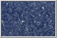 B�hm. Glasschliffperle, feuerpol., 3mm, tanzanite, trans., 50 Stk.