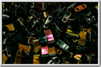 HTL-4560, MIYUKI Half Tila Beads, black op., half marea, 5g