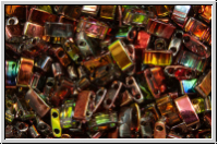 HTL-4573, MIYUKI Half Tila Beads, crystal, trans., magic wine, 5g
