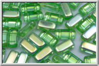 PRISM Beads, 4x8mm, peridot, lt., trans., AB, 20 Stk.