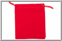 Samtbeutel, 10x12mm, christmas red, 1 Stk.