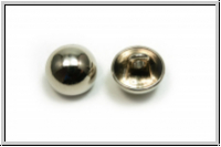 Knopf "Halbkugel", 11,5mm, antiksilberfb., Zink, 1 Stk.