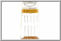 Collapsible Eye Needles, 6,4 cm, sortiert, Briefchen mit 5 Stk.