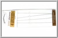Collapsible Eye Needles, 12,7 cm, extra fine 0,24 mm, Briefchen mit 4 Stk.