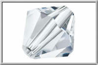 Preciosa� Bicone, 3mm, crystal, trans., 50 Stk.