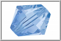 Preciosa� Bicone, 3mm, sapphire, lt., trans., 50 Stk.