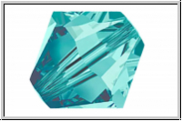 Preciosa� Bicone, 3mm, blue zircon, trans., 50 Stk.
