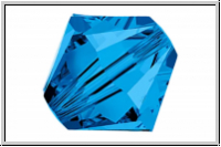 Preciosa� Bicone, 3mm, blue, capri, trans., 50 Stk.