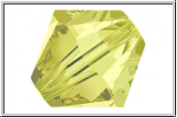 Preciosa� Bicone, 3mm, jonquil, trans., 50 Stk.