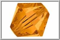Preciosa� Bicone, 4mm, topaz, trans., 50 Stk.
