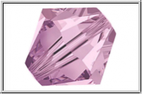 Preciosa� Bicone, 4mm, amethyst, lt., trans., 50 Stk.
