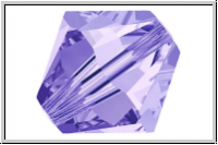 Preciosa� Bicone, 4mm, tanzanite, trans., 50 Stk.