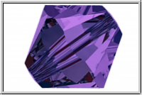 Preciosa� Bicone, 4mm, tanzanite, deep, trans., 50 Stk.