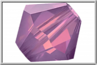 Preciosa� Bicone, 4mm, amethyst, opal, 50 Stk.