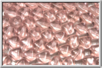 b�hm. Glasperle, Bicone, 6mm, rosaline, trans., 30 Stk.