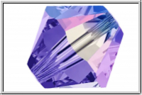 Preciosa� Bicone, 3mm, tanzanite, trans., AB, 50 Stk.