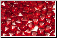 b�hm. Glasperle, Bicone, 6mm, siam ruby, trans., 30 Stk.