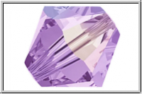 Preciosa� Bicone, 4mm, violet, trans., AB, 50 Stk.
