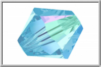 Preciosa� Bicone, 4mm, aquamarine, trans., AB, 50 Stk.
