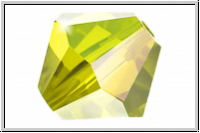 Preciosa� Bicone, 4mm, citrine, trans., AB, 50 Stk.