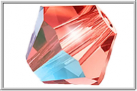 Preciosa� Bicone, 4mm, padparadscha, trans., AB, 50 Stk.