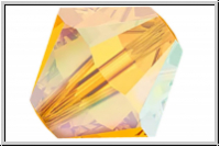 Preciosa� Bicone, 4mm, topaz, trans., AB2x, 50 Stk.