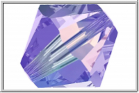 Preciosa� Bicone, 4mm, tanzanite, trans., AB2x, 50 Stk.