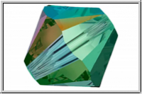 Preciosa� Bicone, 4mm, emerald, trans., AB2x, 50 Stk.