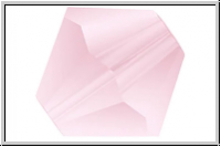 Preciosa� Bicone, 4mm, pink sapphire, trans., matt, 50 Stk.