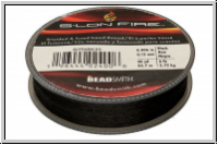 S-LON Fire Beading Thread, F�delgarn, 06 LB, black, 50 yd