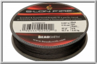 S-LON Fire Beading Thread, F�delgarn, 08 LB, black, 50 yd