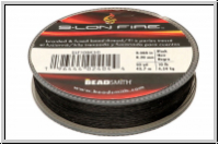 S-LON Fire Beading Thread, F�delgarn, 10 LB, black, 50 yd