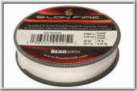 S-LON Fire Beading Thread, F�delgarn, 10 LB, crystal, 50 yd