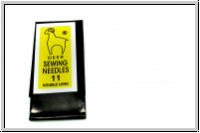 DEER Perlennadel, Nr. 11, Stahl, Briefchen mit 25 Stk.