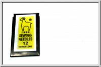 DEER Perlennadel, Nr. 12, Stahl, Briefchen mit 25 Stk.