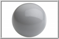 PRECIOSA� Round Pearls MAXIMA, 6mm, grey, ceramic - crystal, 10 Stk.