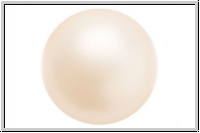PRECIOSA� Round Pearls MAXIMA, 8mm, creamrose - pearl effect, 5 Stk.