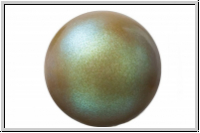 PRECIOSA� Round Pearls MAXIMA, 8mm, khaki - pearlescent, 5 Stk.