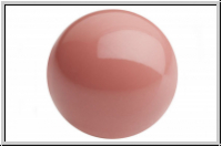 PRECIOSA� Round Pearls MAXIMA, 8mm, rose, salmon - crystal, 5 Stk.