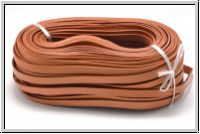 Lederband, 10x2mm, eckig, natur, Rind, 1m