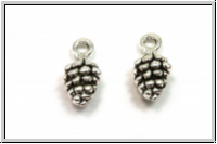 Anh�nger "Tannenzapfen", 13x7x5,5mm, antiksilberfb., Tibetsilber, 1 Stk.
